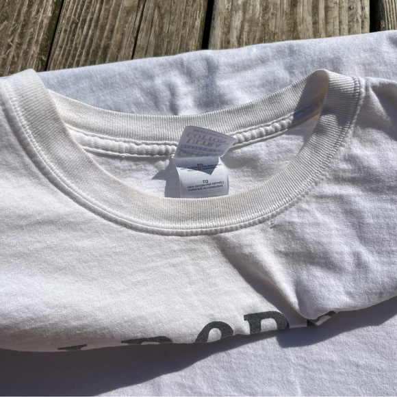 “I Rode The Bull” Hogs & Honeys Chicago White Graphic Tee Shirt Size XL - Picture 7 of 8